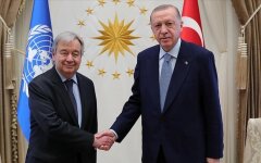 Реджеп Тайип Эрдоган и Антониу Гутерриш