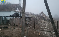 Удар оккупантов по Бериславу 14 октября