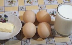 Цены на молоко, масло и яйца, цены на продукты в Украине