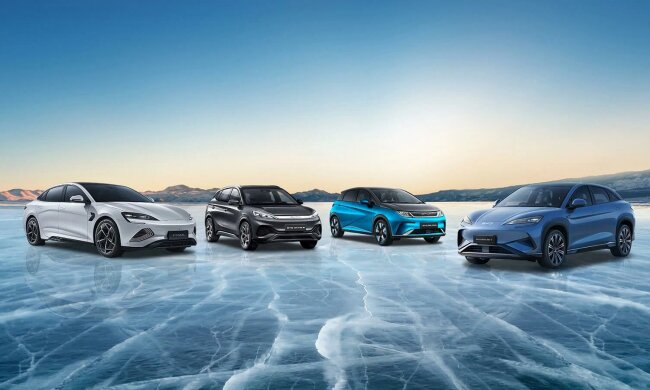 Автомобілі BYD