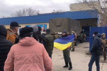 Митинги в Бердянске против оккупантов