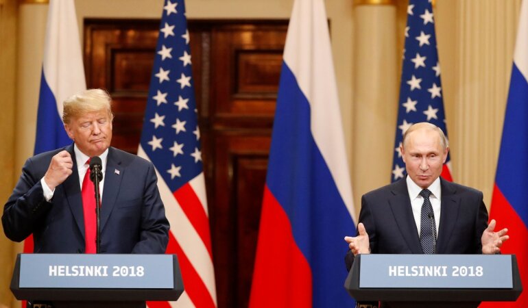 Дональд Трамп и Владимир Путин