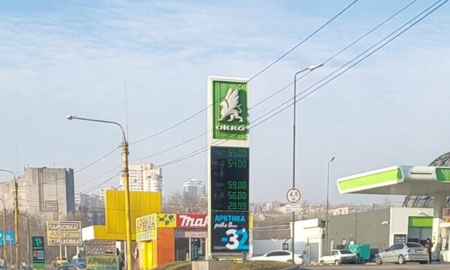 Цены на топливо в Украине
