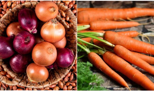 Ціни на цибулю та моркву