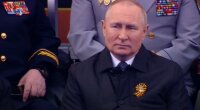 Путин на параде в Москве 9 мая, позор, перехват разговора, война россии против Украины