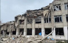 Разрушенная войсками РФ школа в Житомире,  учебный год,