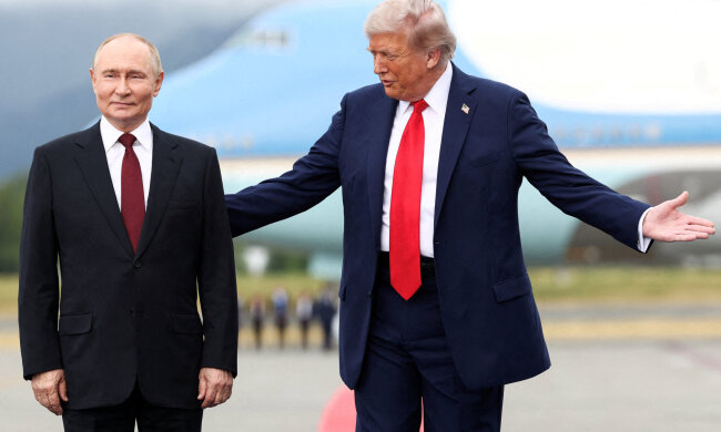 Путин и Дональд Трамп на Аляске