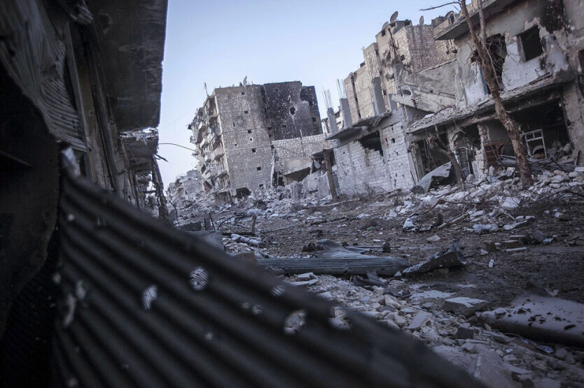 Война в Сирии. Разрушенный Алеппо