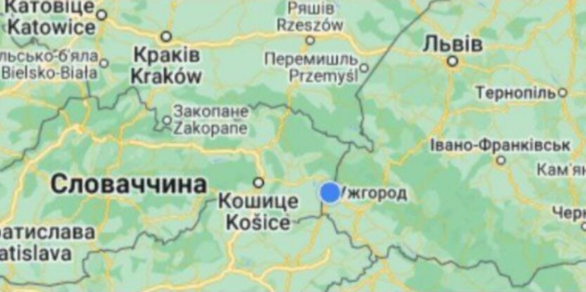 Землетрясение в районе Ужгорода