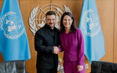 Володимир Зеленський і Анналена Бербок