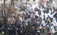 Протесты под Радой, предприниматели, полиция