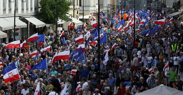 протесты в Польше