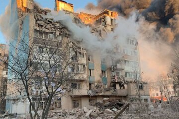 Разрушения в Тернополе после обстрела РФ