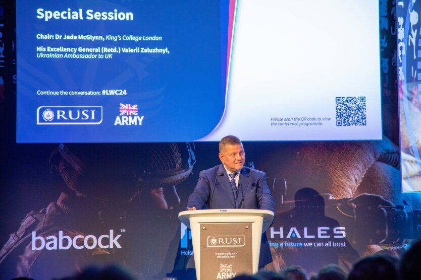 Валерій Залужний на RUSI Land Warfare Conference 2024