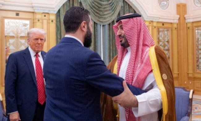 Дональд Трамп, Ахмед аль-Шараа, принц Мухаммед