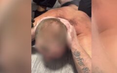 Задержание подозреваемого в избиении ветерана