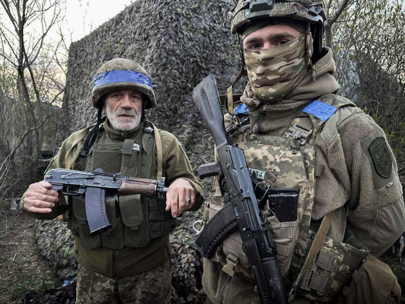 Военнослужащий подразделения "Булава" и его сын