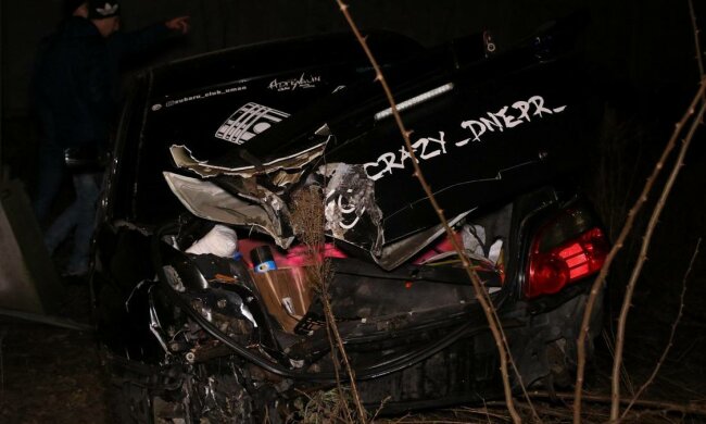 В Днепре водитель сбил курьера Glovo: фото