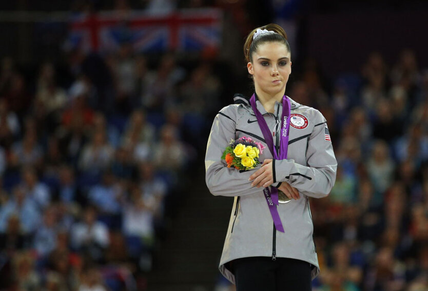 Серебрянная призерка Олимпиады в Лондоне американка МакКейла Мэрони. 