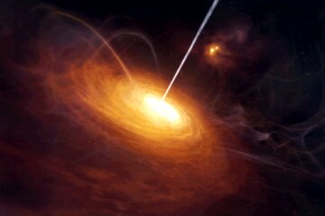 Раскрыта загадка гигантской черной дыры