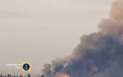 Удар по складу БК оккупантов под Геническом