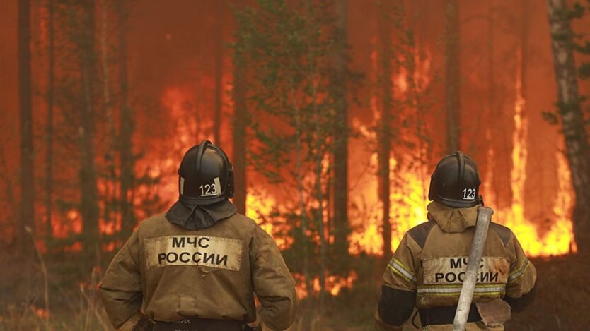 Пожары в РФ