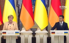 Меркель и Зеленский