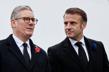 Кір Стармер та Еммануель Макрон / Фото: AFP, Getty Images