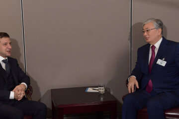 Володимир Зеленський та Касим-Жомарт Токаєв, фото - akorda.kz