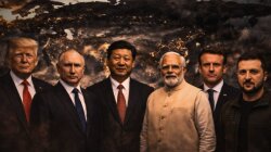 Володимир Путін, Дональд Трамп, Володимир Зеленський, Нарендра Моді, Сі Цзіньпін, Еммануель Макрон