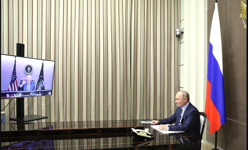В Кремле озвучили свою версию разговора Путина с Байденом об Украине