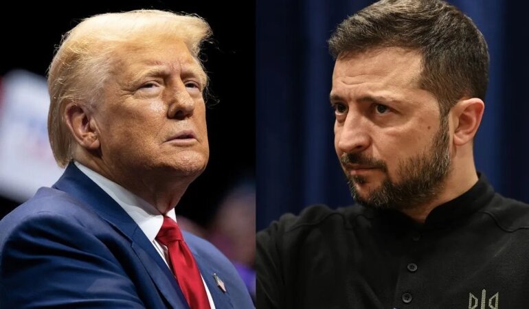 Дональд Трамп и Владимир Зеленский