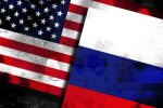 Россия США флаги