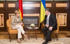 Ангела Меркель Петр Порошенко2