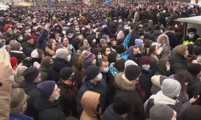 Протесты в России, Алексей Навальный, Маргарита Юдина, Сергей Музыка