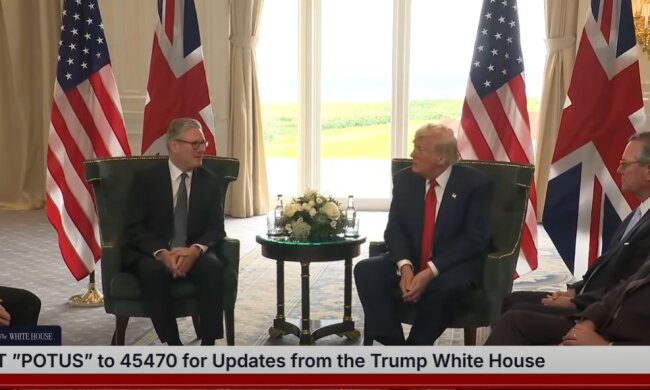 Дональд Трамп и Кир Стармер