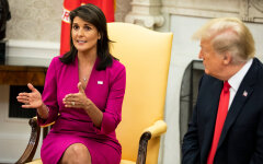 Ніккі Гейлі та Дональд Трамп