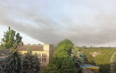 Облако дыма над Кривым Рогом, 23 июня