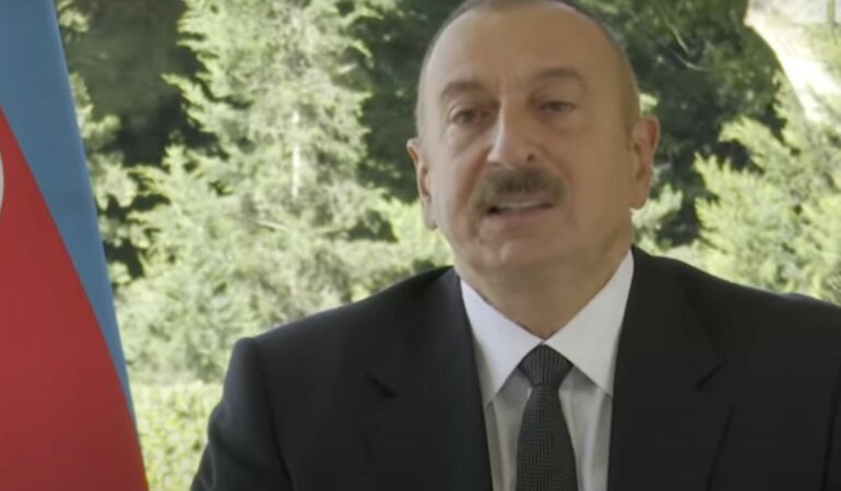 Алиев сообщил о взятии под контроль новых территорий Нагорного Карабаха