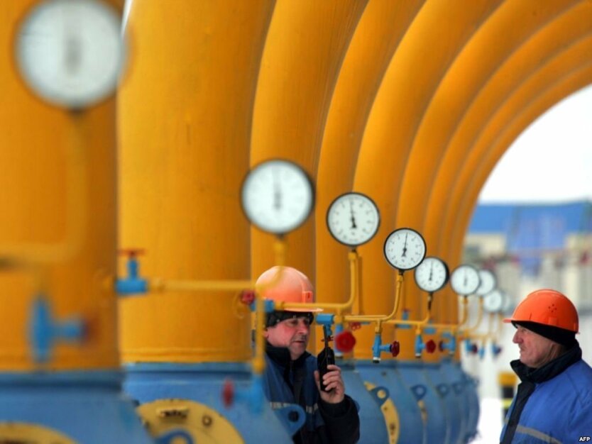 Транзит газа через Украину