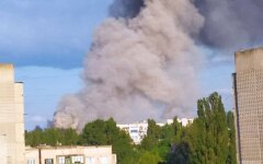 Обстрел оккупантов в Хрустальном, склад боеприпасов