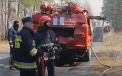 Спасатели отреагировали на возобновление пожаров в Чернобыле