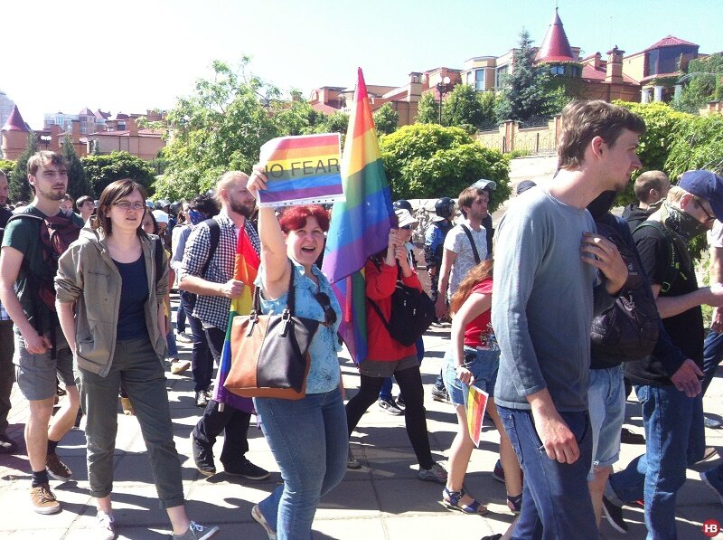 Марш ЛГБТ в Киеве