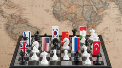 Мировая шахматная геополитическая доска. США, Россия, Китай, Турция