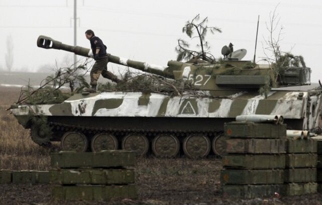 танк боевиков