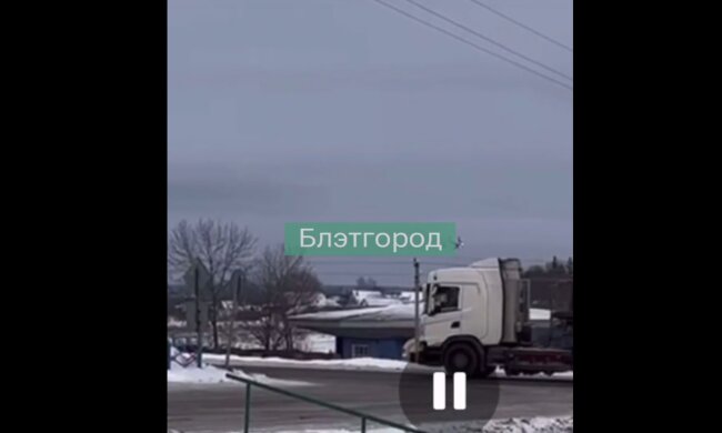 У Білгородській області впав військовий літак Іл-76