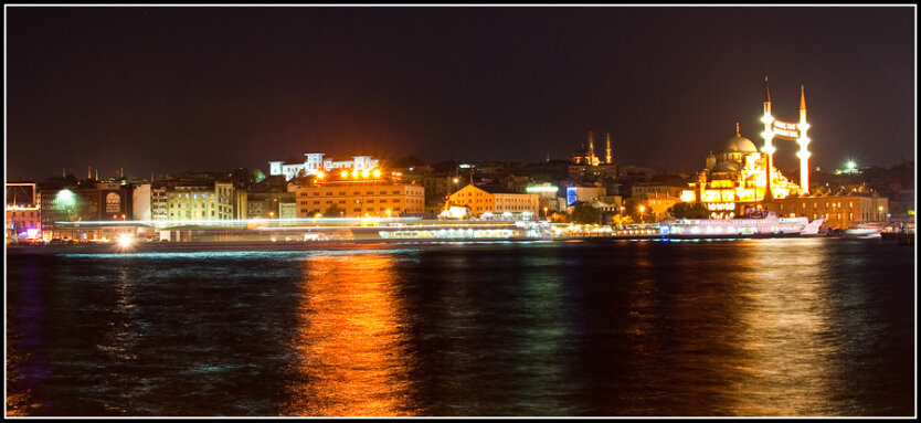 Стамбул ночью