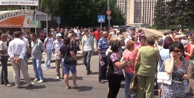 донецк митинг против