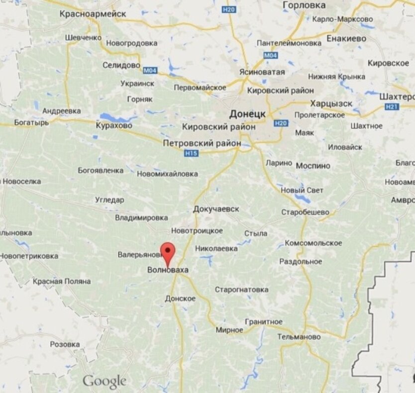 Волноваха, Донецкая область, вторжение россии в Украину