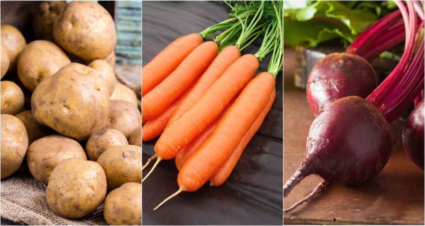 Цены на картофель, морковь и свеклу